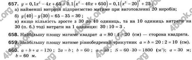 Відповіді Алгебра 9 клас Мальований 2009. ГДЗ