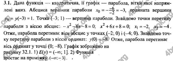 Відповіді Збірник ДПА Математика 9 клас Мерзляк 2018