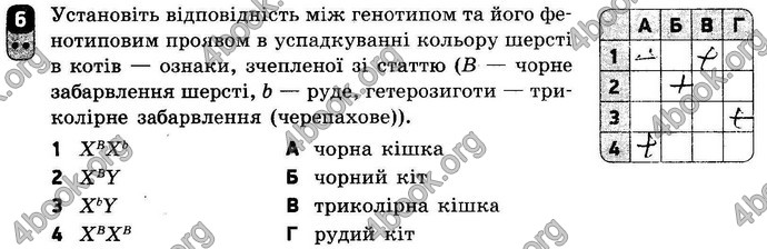 Відповіді Зошит контроль Біологія 9 клас Безручкова. ГДЗ