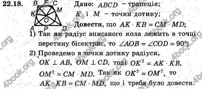 Відповіді Геометрія поглиблений 8 клас Мерзляк 2009. ГДЗ