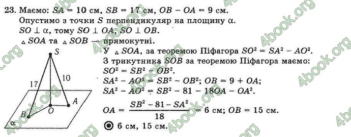 Відповіді Геометрія 10 клас Погорєлов. ГДЗ