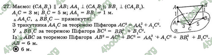 Відповіді Геометрія 10 клас Погорєлов. ГДЗ