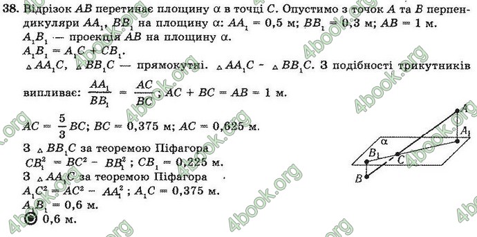 Відповіді Геометрія 10 клас Погорєлов. ГДЗ