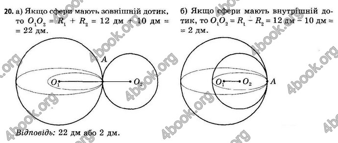 Відповіді Геометрія 11 клас Апостолова. ГДЗ