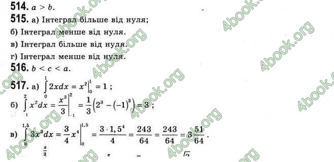 Відповіді Математика 11 клас Бевз. ГДЗ