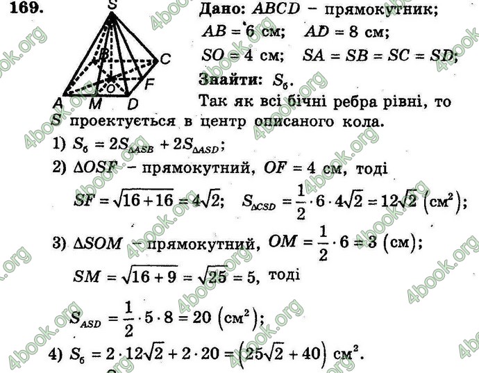 Відповіді Збірник Геометрія 11 клас Мерзляк. ГДЗ