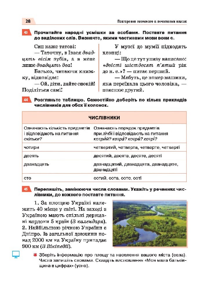 Українська мова 5 клас Глазова 2018
