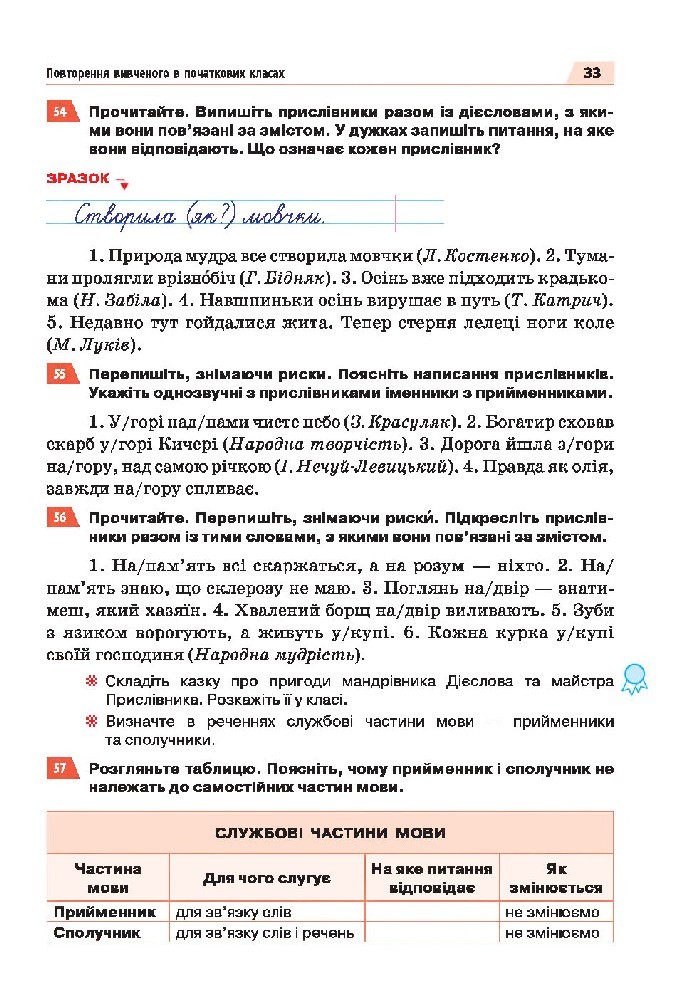 Українська мова 5 клас Глазова 2018
