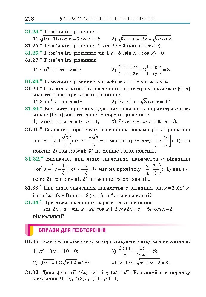 Алгебра 10 клас Мерзляк 2018 (Проф.)