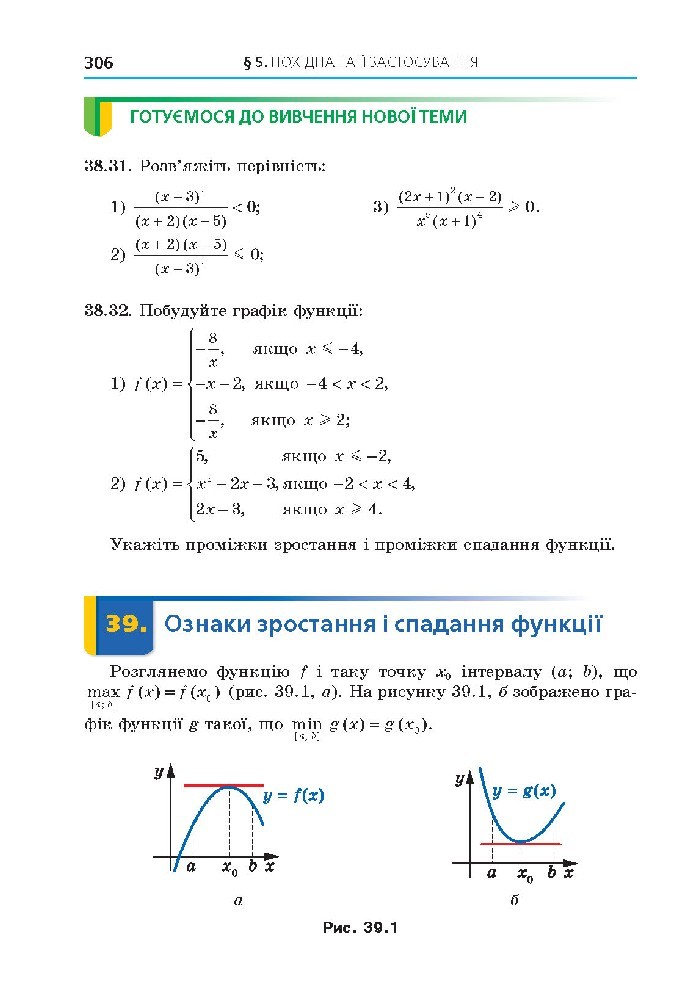 Алгебра 10 клас Мерзляк 2018 (Проф.)