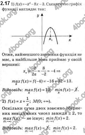 Решебник Алгебра 10 клас Мерзляк 2018. ГДЗ