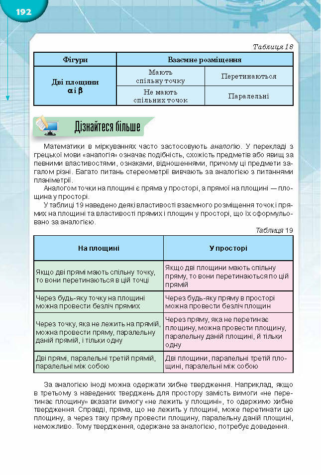 Підручник Математика 10 клас Бурда 2018