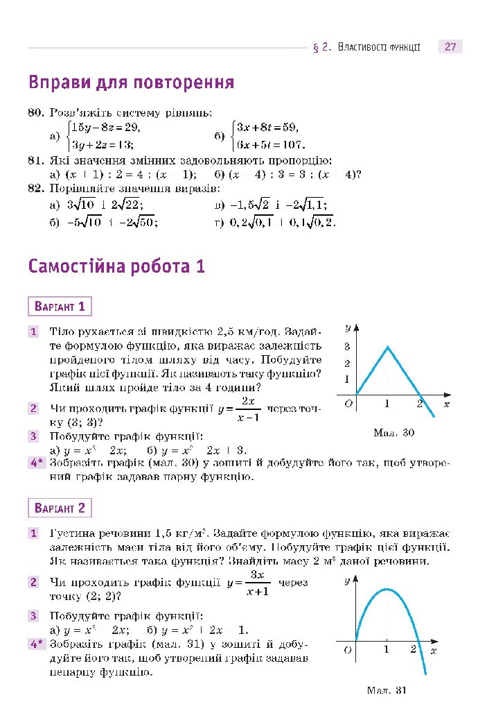 Математика 10 клас Бевз 2018