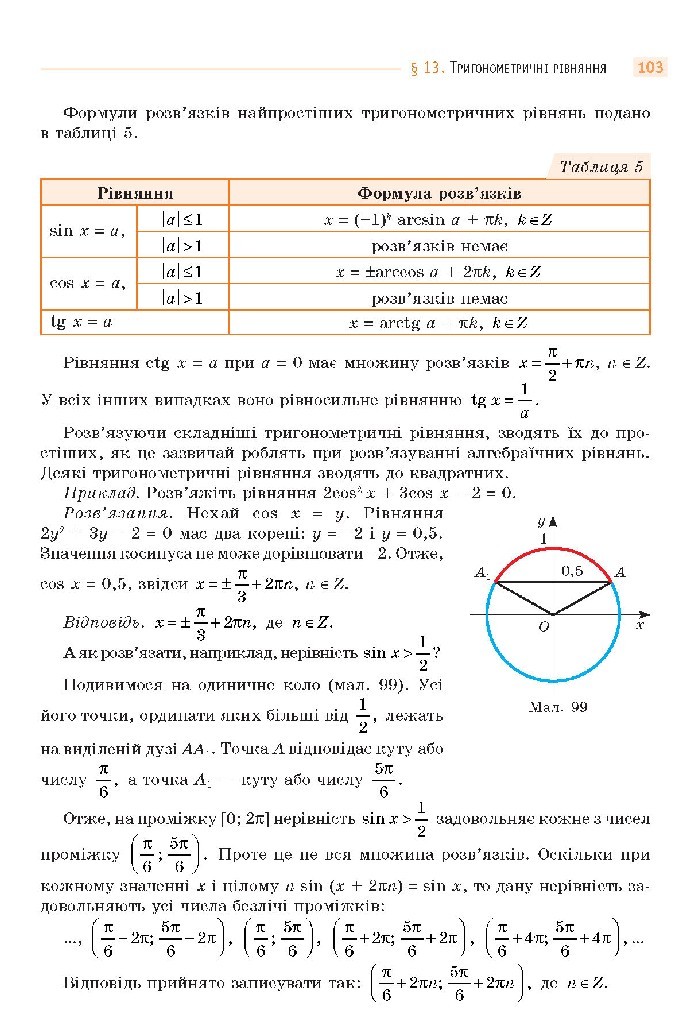 Математика 10 клас Бевз 2018