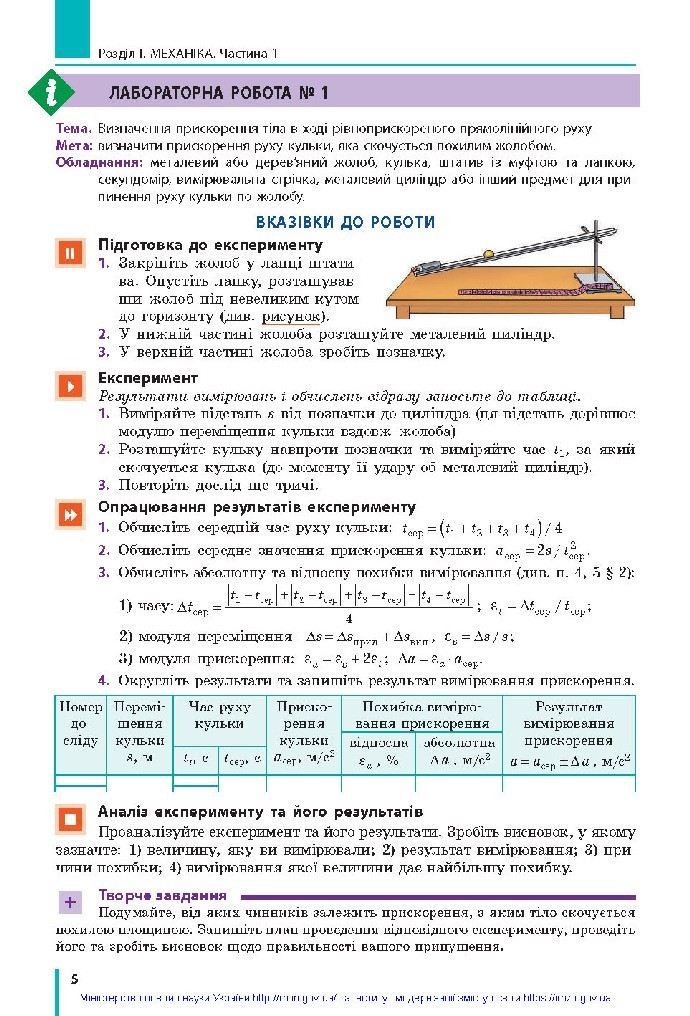 Фізика 10 клас Бар’яхтар 2018