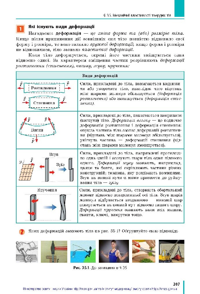 Фізика 10 клас Бар’яхтар 2018