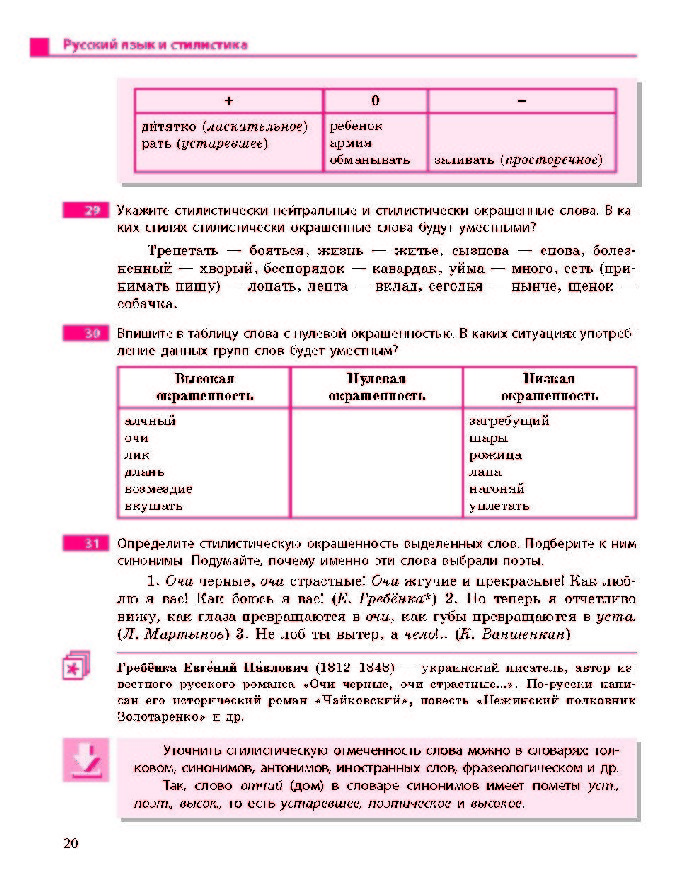 Русский язык 10 класс Баландина (10-год) 2018