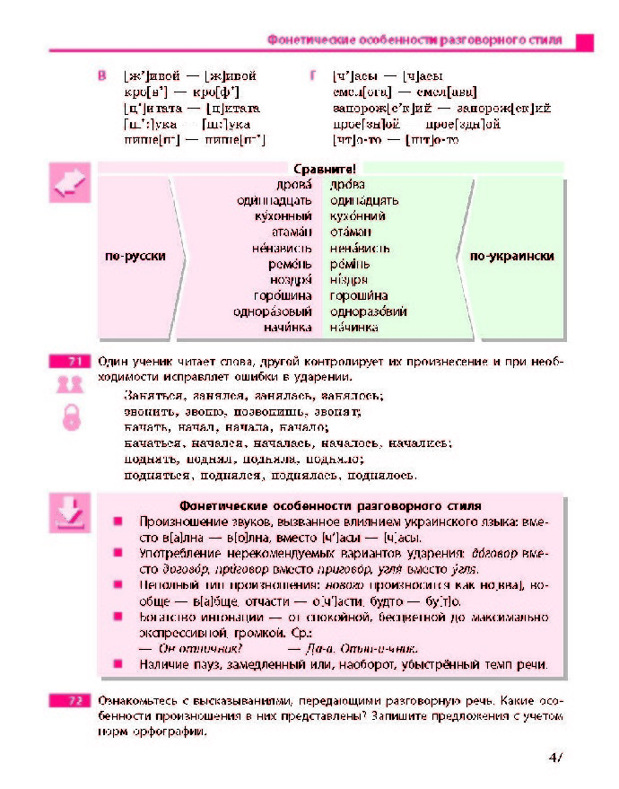 Русский язык 10 класс Баландина (10-год) 2018