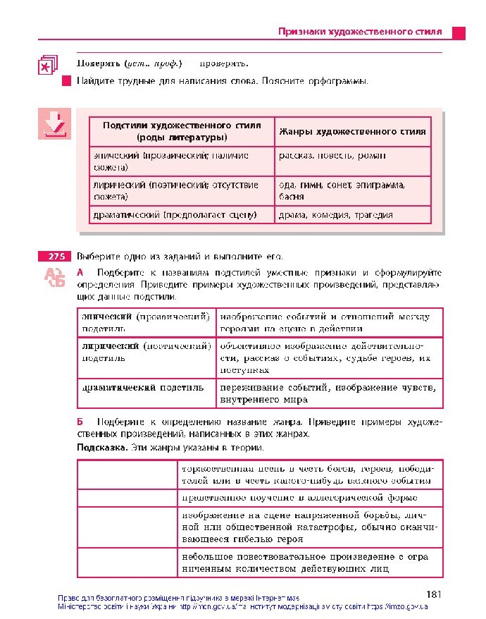 Русский язык 10 класс Баландина (10-год) 2018