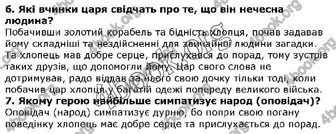 Решебник Українська література 5 клас Авраменко 2018. ГДЗ