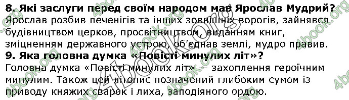 Решебник Українська література 5 клас Авраменко 2018. ГДЗ