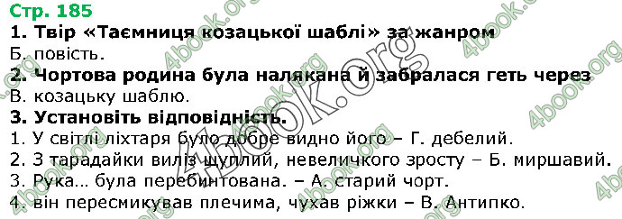 Решебник Українська література 5 клас Авраменко 2018. ГДЗ