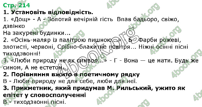 Решебник Українська література 5 клас Авраменко 2018. ГДЗ