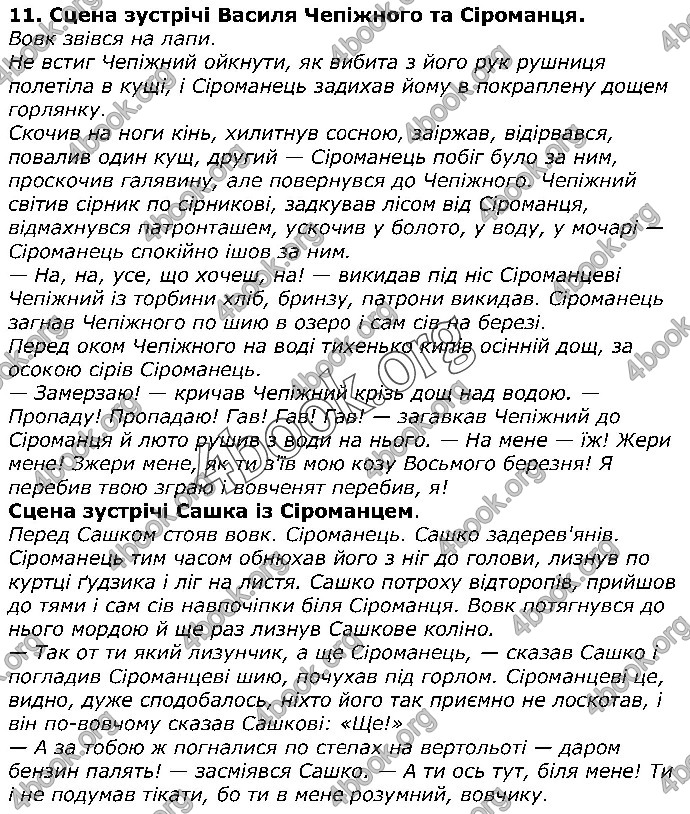 Решебник Українська література 5 клас Авраменко 2018. ГДЗ