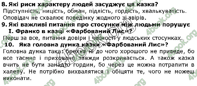 Відповіді Українська література 5 клас Коваленко 2018. ГДЗ