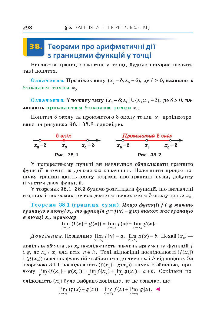 Алгебра 10 клас Мерзляк 2018 (Поглиблений)