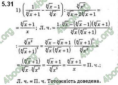 Решебник Алгебра 10 клас Мерзляк 2018 (Погл). ГДЗ