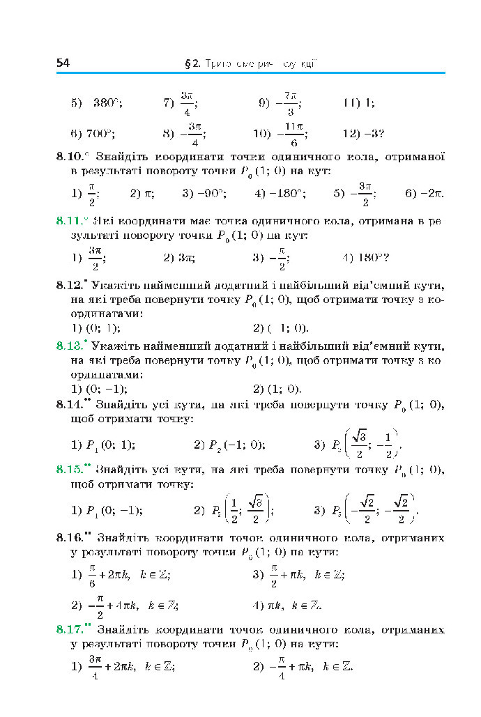 Математика 10 клас Мерзляк 2018 (Укр.)