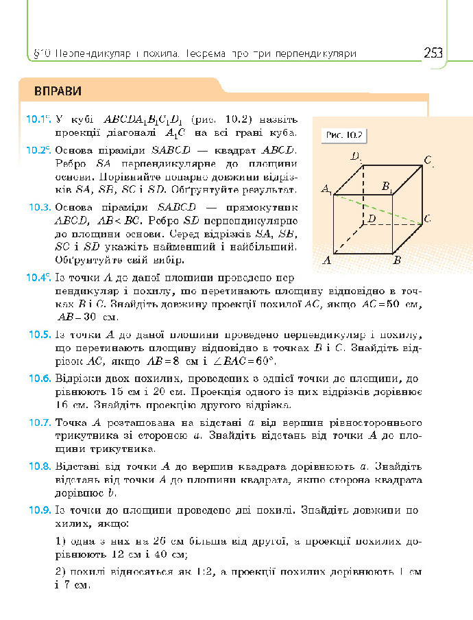 Математика 10 клас Нелін 2018