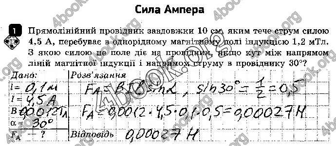 Решебник Зошит контроль Фізика 9 клас Божинова. ГДЗ
