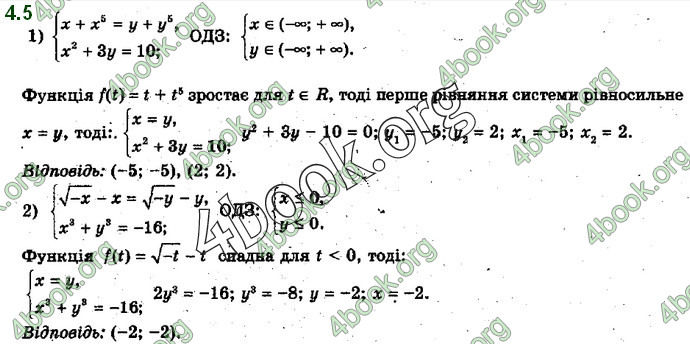 Решебник Алгебра 10 клас Нелін 2018. ГДЗ