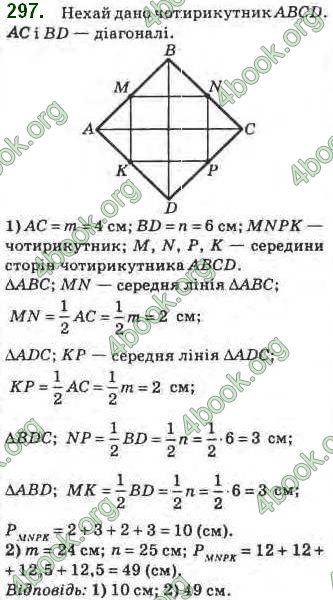 Відповіді Геометрія 8 клас Бурда 2016. ГДЗ