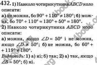 Відповіді Геометрія 8 клас Бурда 2016. ГДЗ