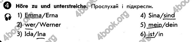 Решебник Зошит Німецька мова 5 клас Сотникова. ГДЗ