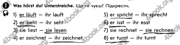 Решебник Зошит Німецька мова 5 клас Сотникова. ГДЗ