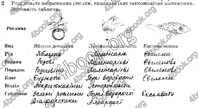 Решебник Зошит Біологія 10 клас Задорожний 2018 (Станд.)