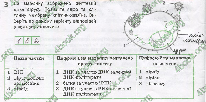 Решебник Зошит Біологія 10 клас Задорожний 2018 (Станд.)