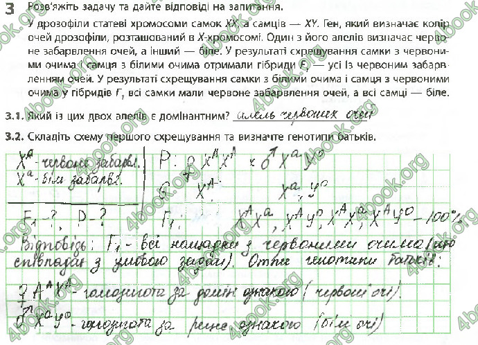 Решебник Зошит Біологія 10 клас Задорожний 2018 (Станд.)
