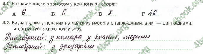 Решебник Зошит Біологія 10 клас Задорожний 2018 (Станд.)