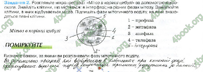 Решебник Зошит біологія 10 клас Андерсон 2018. ГДЗ