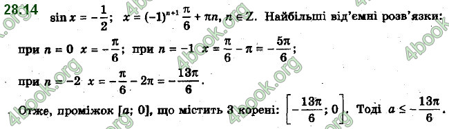 Решебник Алгебра 10 клас Мерзляк 2018. ГДЗ