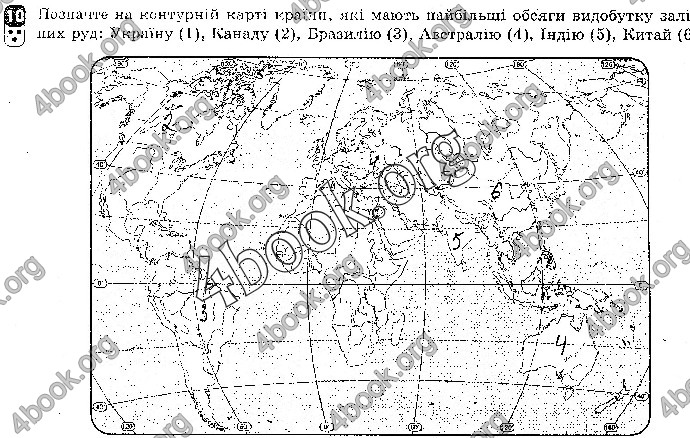 Відповіді Зошит контроль Географія 9 клас Вовк 2018. ГДЗ