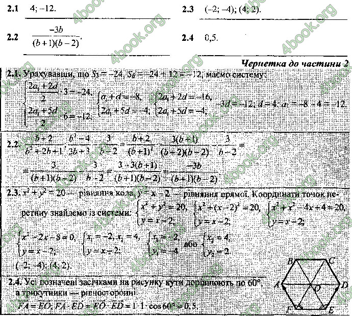 Відповіді Математика 9 клас ДПА 2019 Березняк. ГДЗ