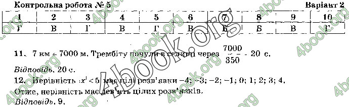 Відповіді Математика 9 клас ДПА 2019 Бевз. ГДЗ