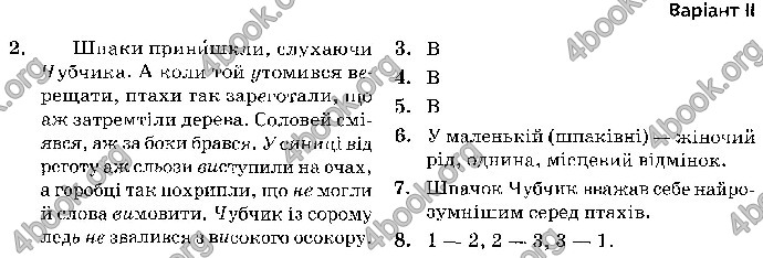 Відповіді Українська мова 4 клас ДПА 2019 Вашуленко. ГДЗ