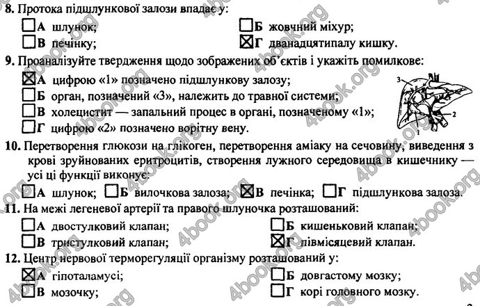 Відповіді ДПА Біологія 9 клас Барна 2019. ГДЗ